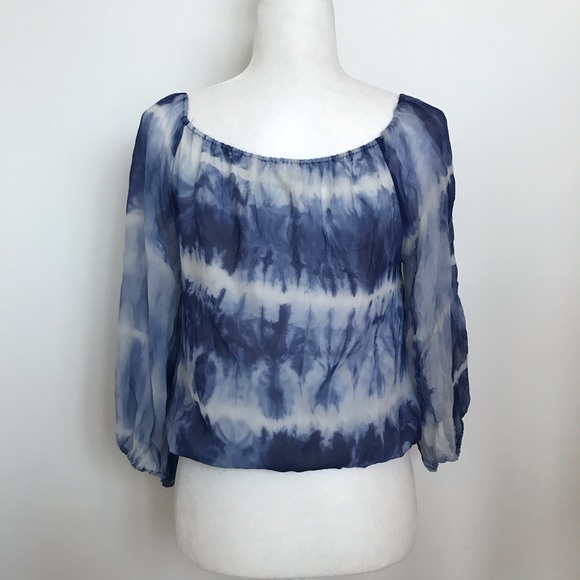 Alice + Olivia silk tie dyed top - Picture 3 of 10